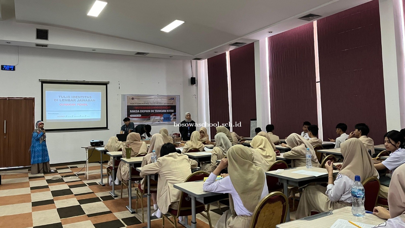 Pelaksanaan Tes Psikotes Untuk SMA Bosowa School Makassar